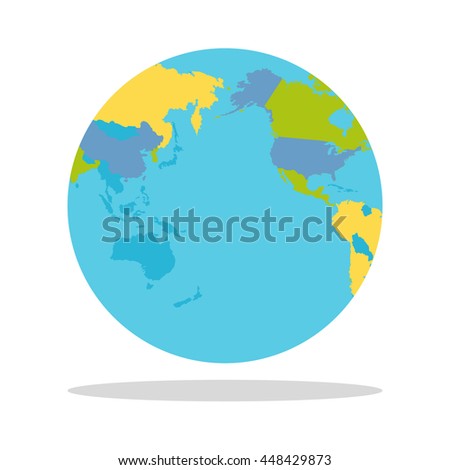 Planet Earth vector illustration. 