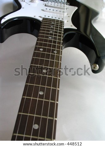 Electric Guitar Angle View
