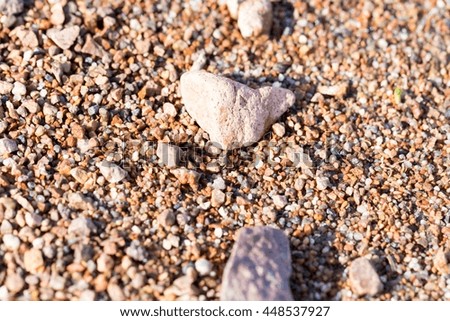 Stones, sand, beach