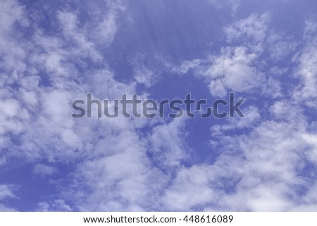 Blue Sky with few clouds 2