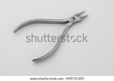 Closeup of professional dental tool