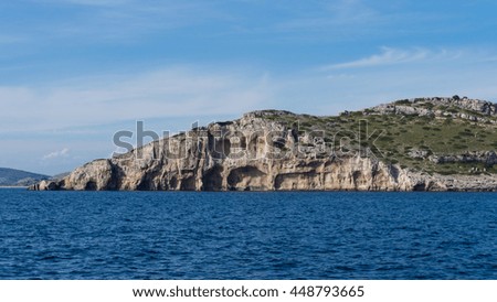 The Adriatic sea view. beautiful image
