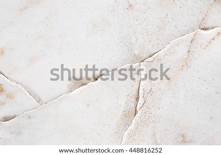 Closeup surface abstract marble pattern at the cracked marble stone floor texture background