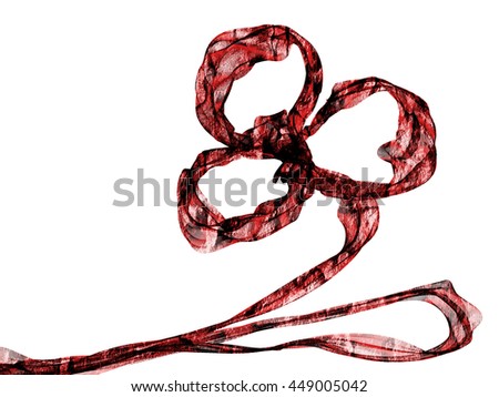 flower abstract red line weave gradient colored background