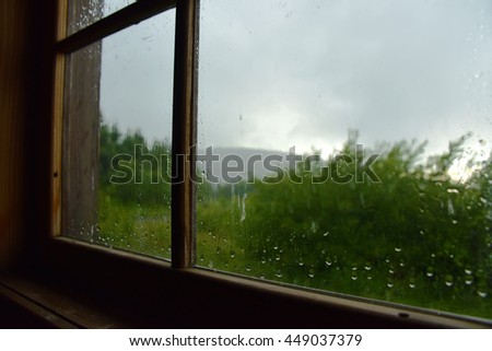 In cottage in big storm