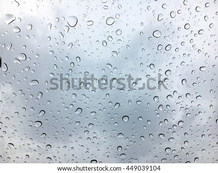 The art pattern of water drop on glass after rain, for background.
(Change preset image color for art.))