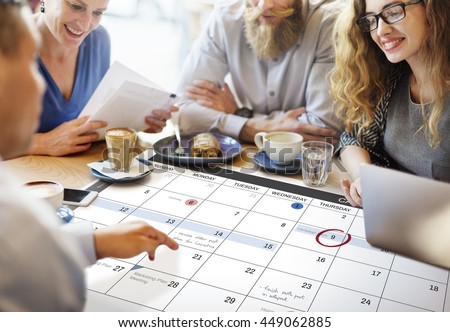 Calendar Planner Organization Management Remind Concept Royalty-Free Stock Photo #449062885