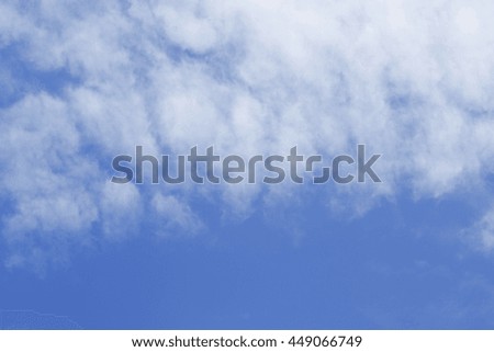 Beautiful clouds and blue sky background.