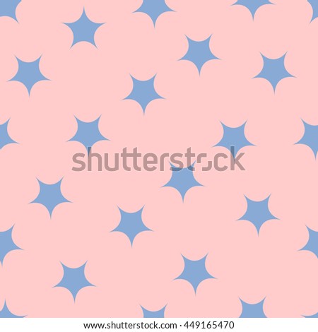 Rose quartz and serenity vector seamless pattern.