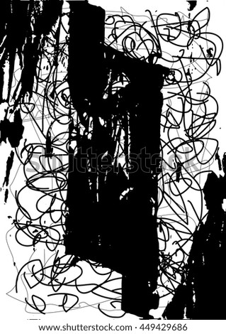 Background black and white texture vector 
