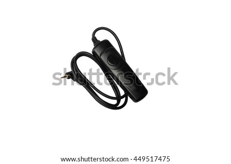 Remote Shutter on a white background