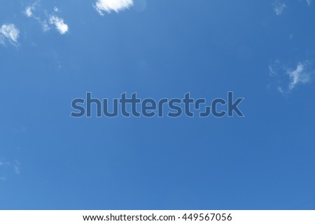 clear blue sky with less cloud