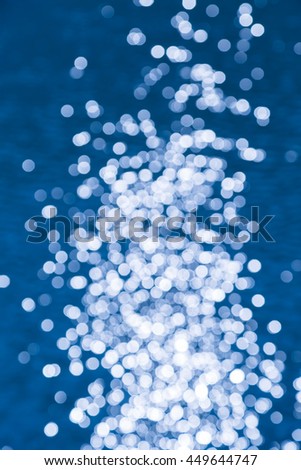 Blue water with bokeh use for background