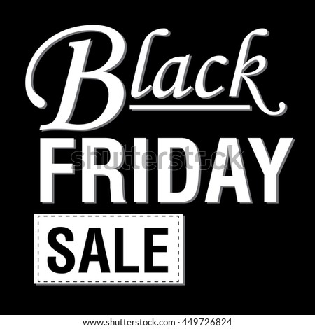 Sales and discounts, Black Friday, Vector illustration