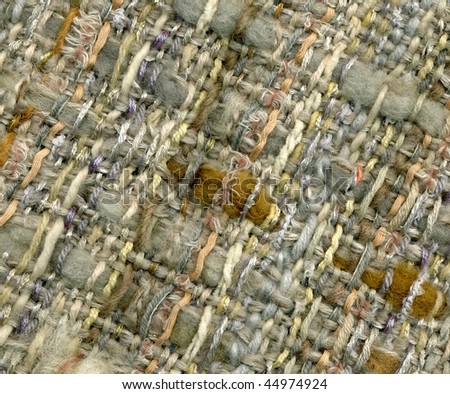 Detail of hand woven fabric, high resolution