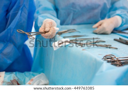 surgical instruments for operation
