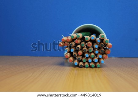 Soft color pencils, Glass or Metal marking