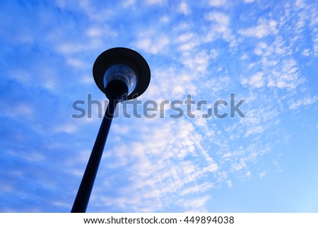 Photo power pole with beautiful sky at sunset Martin : This image was intended to have a shallow depth of field suitable for use as high .  