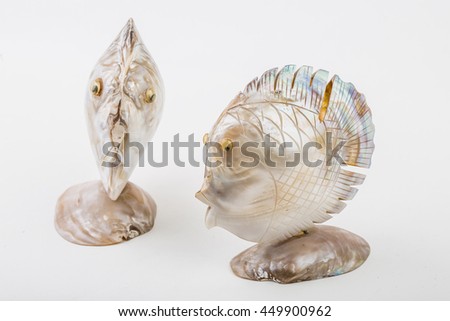 Products made from the shell of a fish.