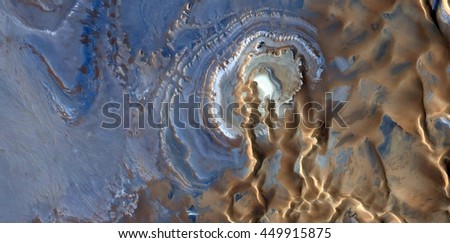 moonset, abstract photography of the deserts of Africa from the air. aerial view of desert landscapes, Genre: Abstract Naturalism, from the abstract to the figurative, contemporary photo art