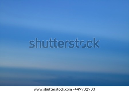 Unique gradient color of a clear sky for a text, media or powerpoint presentation. Clear sky background and wallpaper.