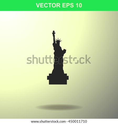 Statue Of Liberty icon. Illustration for business.