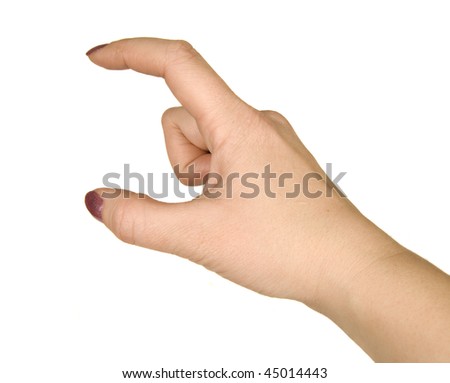 human hands demonstrating sign language
