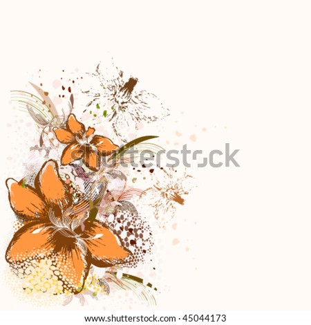 vector illustration of flowerses
