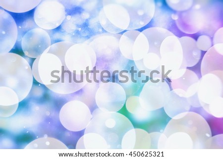 Festive background with natural and bright lights. Vintage Magic background with colorful . Spring Summer Christmas New Year disco party background