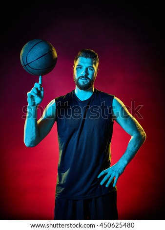 basketball player man Isolated 