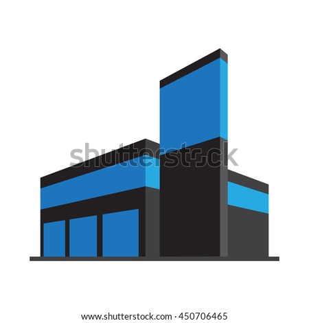 Sales and service building,and big billboard Royalty-Free Stock Photo #450706465