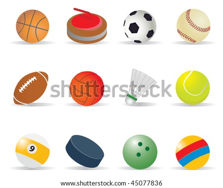 Sport balls. Vector illustration for you design