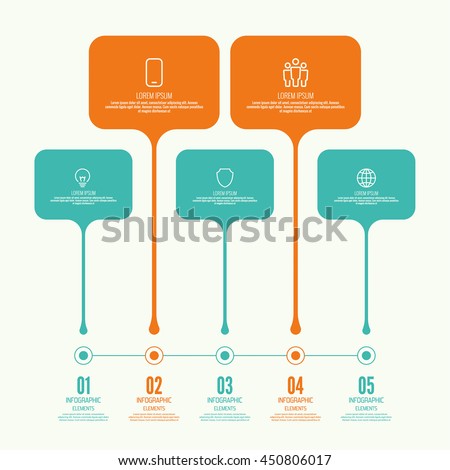 Vector  Comparative chart with banner for presentation, informative forms. Infographic option. Timeline  Info chart Process step by step illustration.  Royalty-Free Stock Photo #450806017