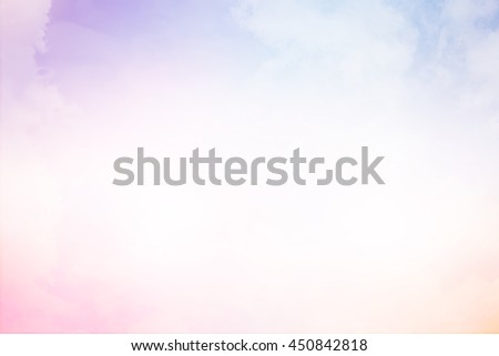 abstract vintage soft cloud and pastel tone color sky background.