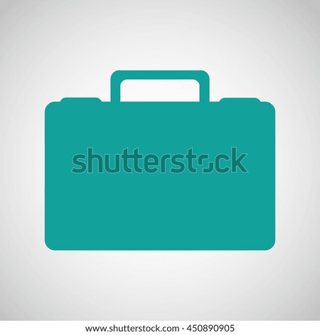suitcase luggage journey case illustration vector design