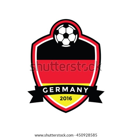 Germany soccer badge,vector