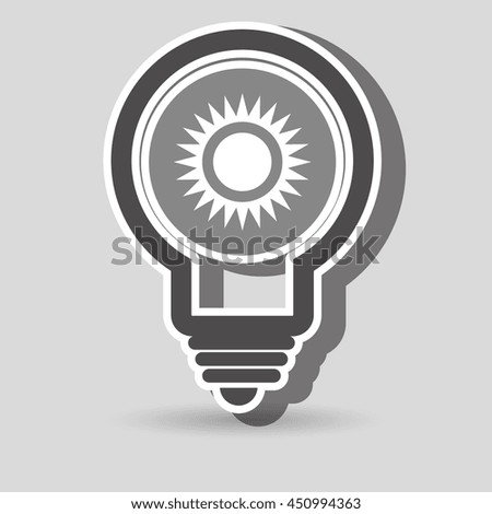 sun and environment isolated icon design, vector illustration  graphic 