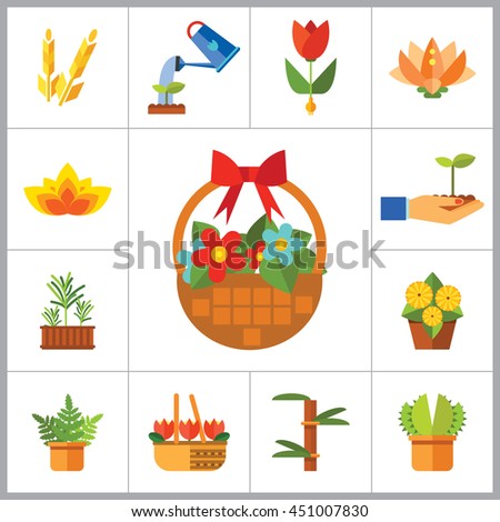 Plant Icon Set
