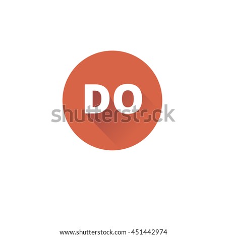 Do sign icon illustration - stock vector