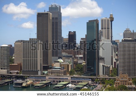 Sydney City Skyline of Sydney, Australia