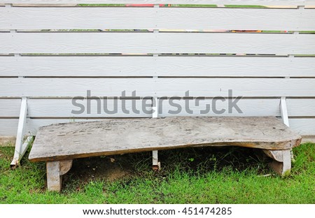 Bench from logs