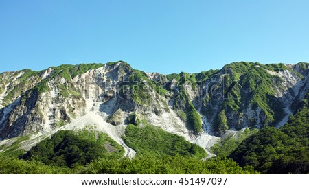 North-face of Mt.Daisen in Tottori, Japan