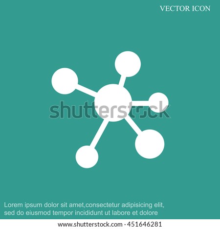 Molecule vector icon
 Royalty-Free Stock Photo #451646281
