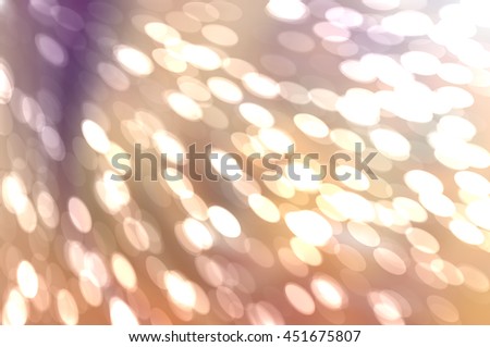 Bokeh light vintage abstract background.