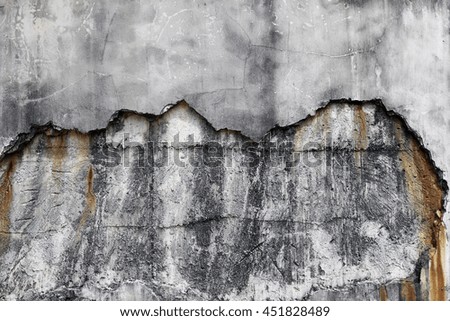 Cracking plaster walls