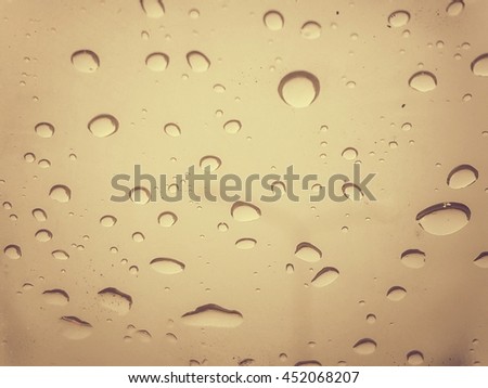 Colorful of water drops background