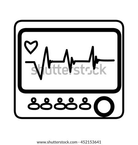 Medical equipment isolated flat icon, vector illustration graphic.