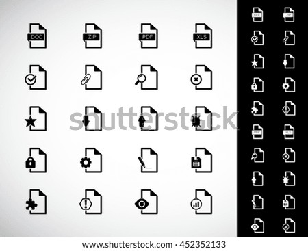  Universal File - vector  Icon Set 
