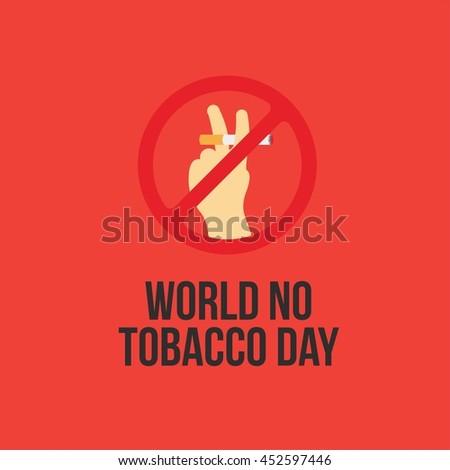 Campaign World No Tobacco Day Vector Illustration. Great for Card And Banner.