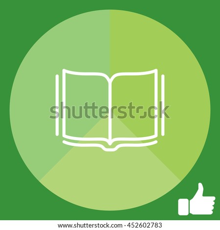 Open book  line icon